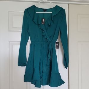 NWT Express Ruffle dress, Size XS